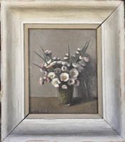 Steven Paul ROBERT (1896-1985) huile/carton, joli bouquet