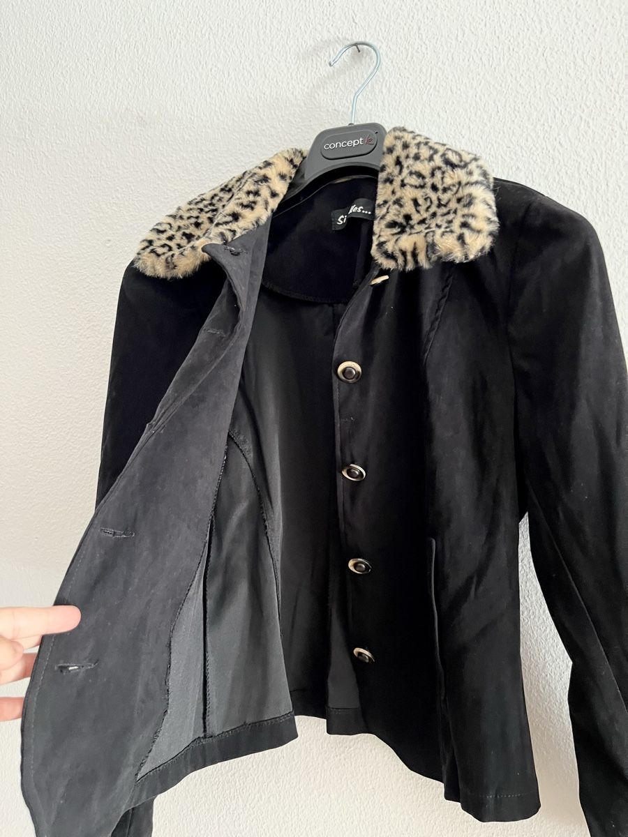 Giacche: SCHWARZE LEICHTE JACKE MIT LEO-KRAGEN Gr. S – Nuovo (secondo la descrizione) da Basel venduto da JJ.Elena 1