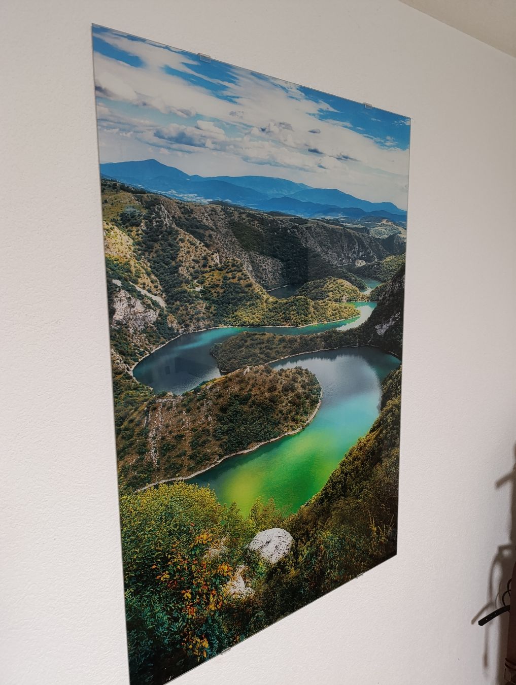 Poster & Bilder: Wandbild Flusslandschaft Acrylglas Hochformat – Gebraucht aus seengen von RevGoatfreed 1