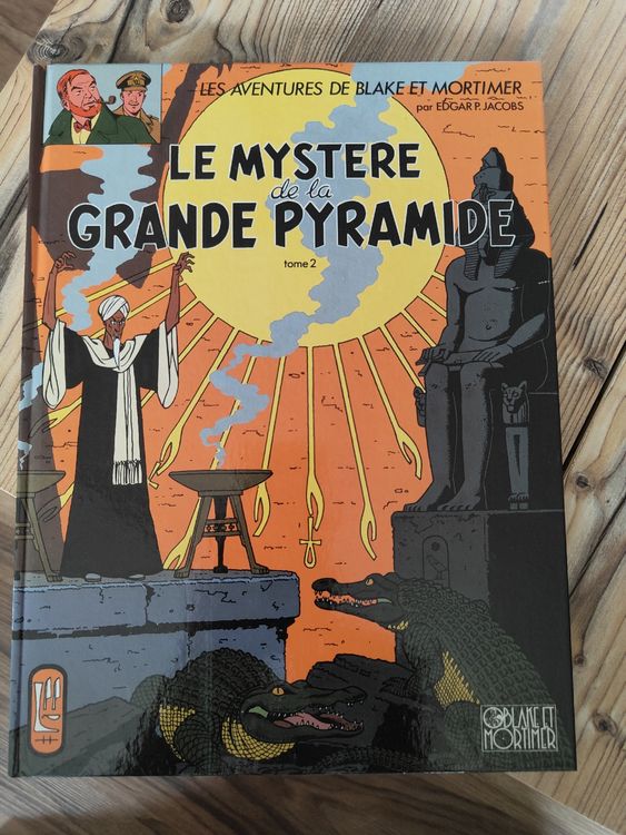 BLAKE ET MORTIMER: Mystère De La Grande Pyramide 1 & 2 ==Ed. Golden