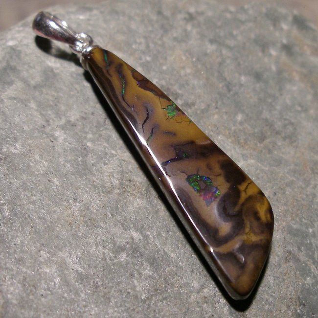 Ciondoli: theOPAL *** AUSTRALISCHER BOULDER OPAL ANHÄNGER *** – Nuovo e nell'imballaggio originale da Ebnat-Kappel venduto da theOPAL 1