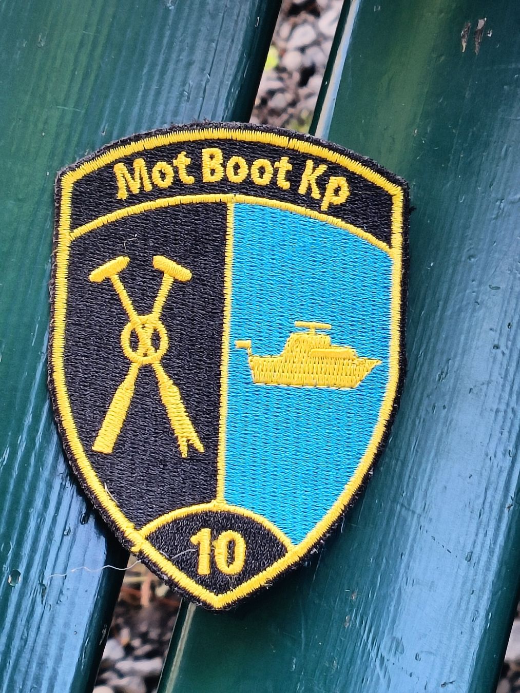 Armée suisse Plaquettes & Badges: Patch / Mot Boot Kp 10 – D'occasion à Brugg AG par Ente015