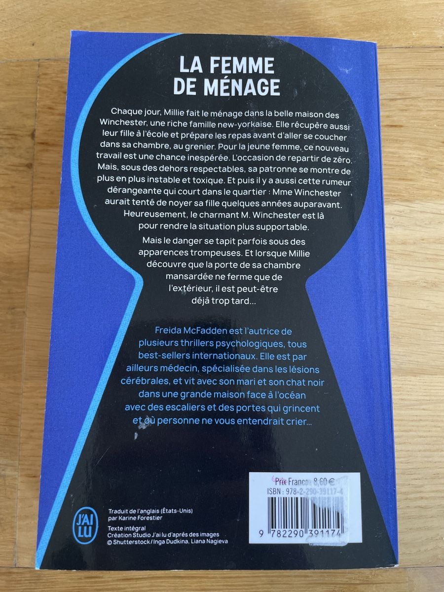 Libri: LA FEMME DE MENAGE Freida McFadden – Usato da Zürich venduto da Linda_ga 1