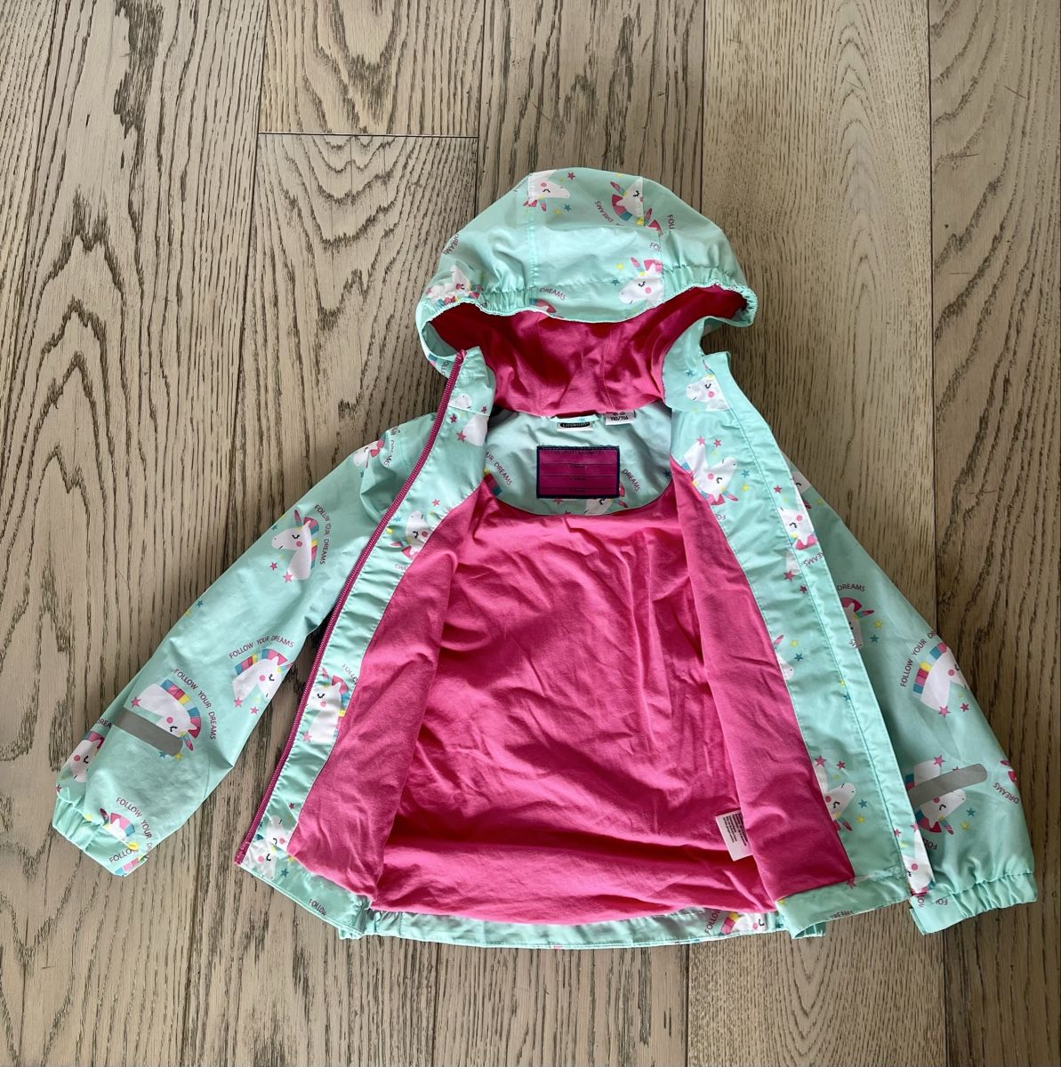 Jacken & Mäntel: Mädchenjacke mit Einhörnern, Größe 110/116 – Gebraucht aus Arbedo von Greg2hand 1