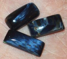 Cabochon Set L-3748 – 3 Stück Pietersit Edelsteine