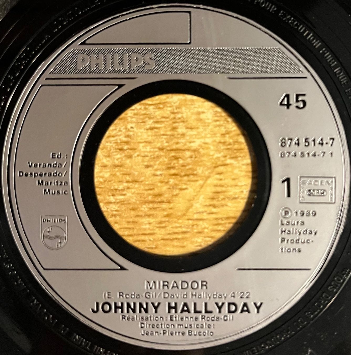 Schallplatten: JOHNNY HALLYDAY - MIRADOR – Gebraucht aus Bussigny von vinyl-pas-cher 2