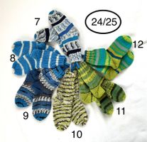handgestrickte Socken, 24/25