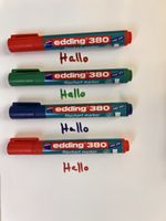 Edding 380 Flipchart Marker Set (4 Stück) – wenig gebraucht