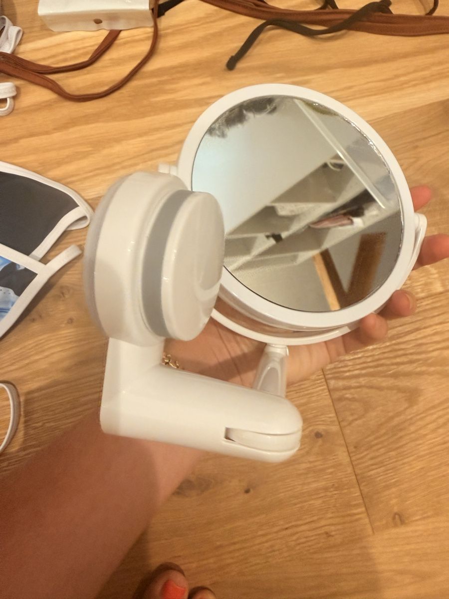 Spiegel: Spiegel mit Lampe neu Rund Weiss – Neu (gemäss Beschreibung) aus Dotzigen von White_Warrior 1