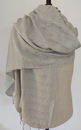 Schal Foulard hellgrau