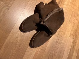 Neue Högl Stiefeletten braun Damen Leder Grösse 38