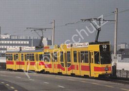 Strassenbahn Basel BLT Be 4/8 256 + Be 4/6 112