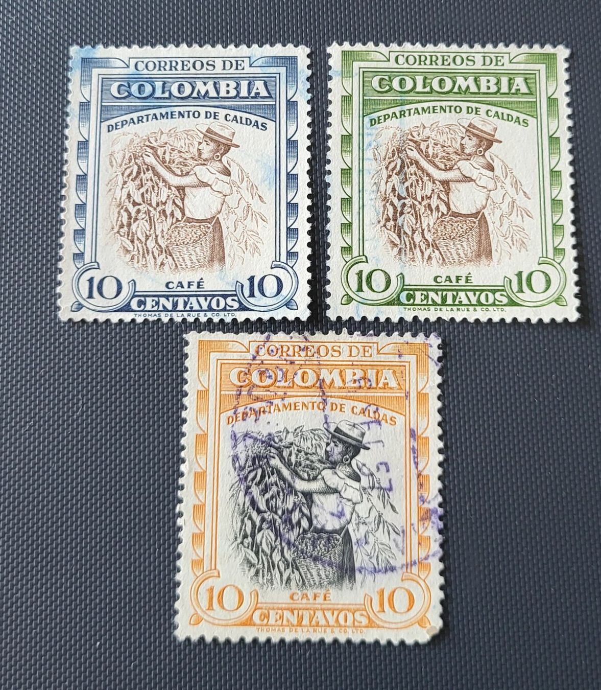 Tutti i francobolli: Kolumbien 1956 alte briefmarke – Usato da St Gallen venduto da Stampsalshobby