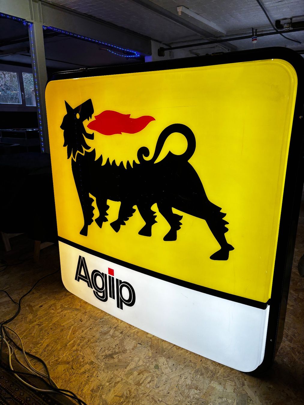 Insegne: Leuchtreklame AGIP - Werbeschild – Usato da Rorschacherberg venduto da danielbischof 3