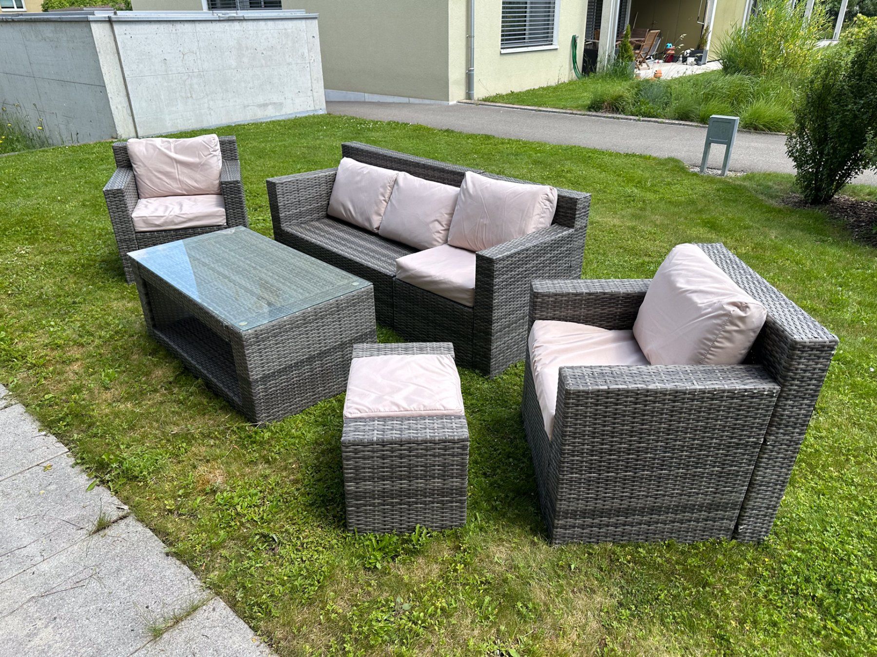 Gonser Divani: Gartenmöbel Rattanlounge MANILA – Usato da Fehraltorf venduto da essah4life 4