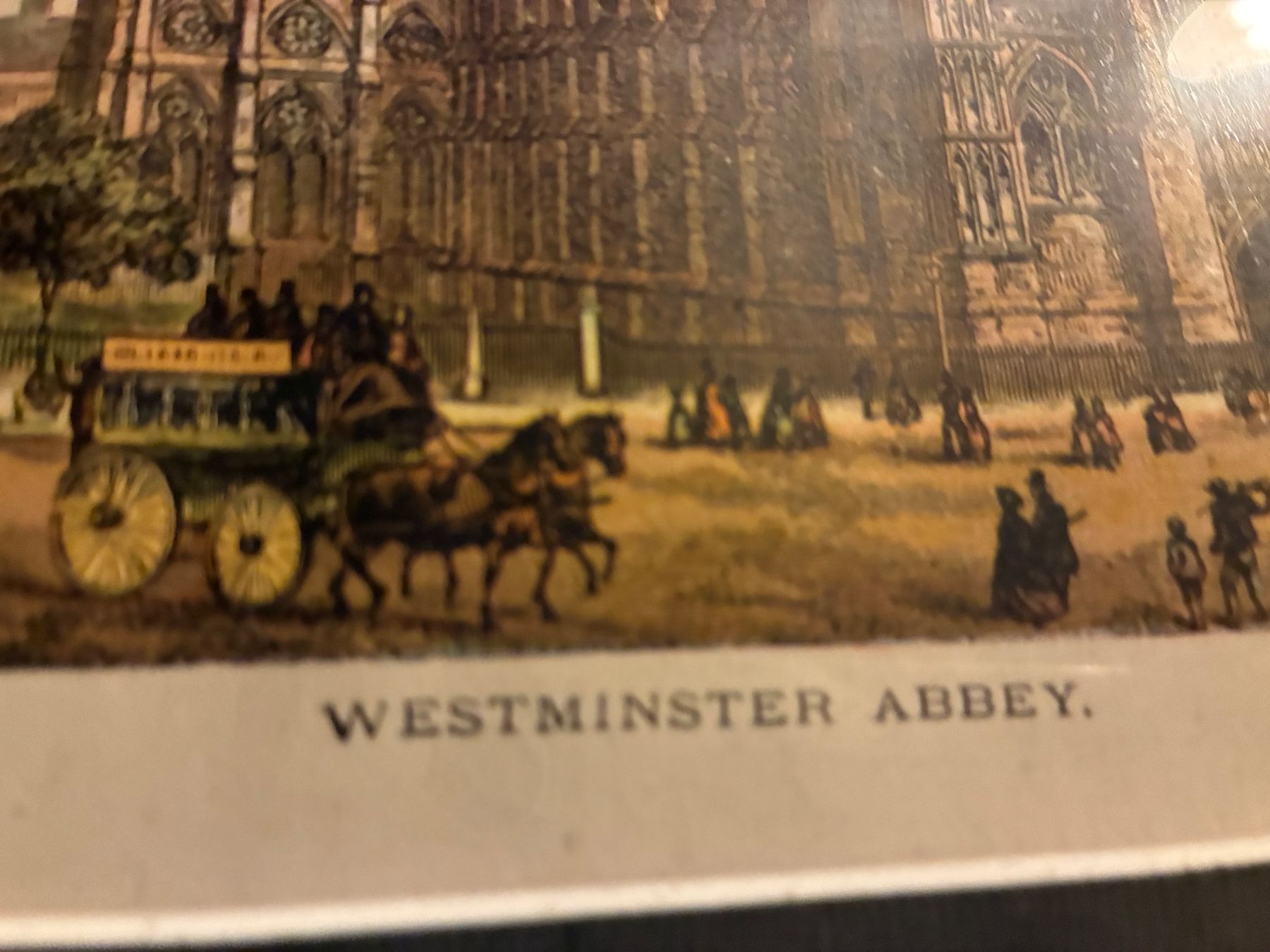 Gravures: Gravure ancienne Westminster Abbey Londres – D'occasion à Paudex par micinque 2