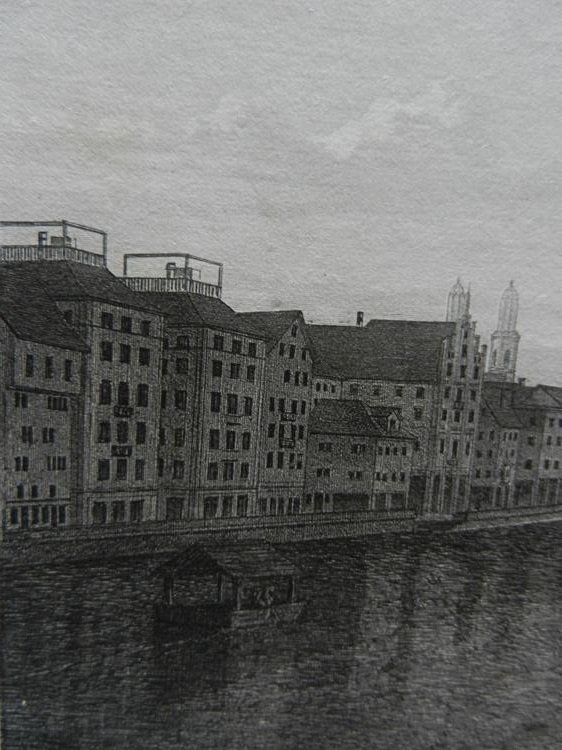 Incisioni: Zürich Schipfe Limmat – Usato da Risch venduto da Rischli15 4