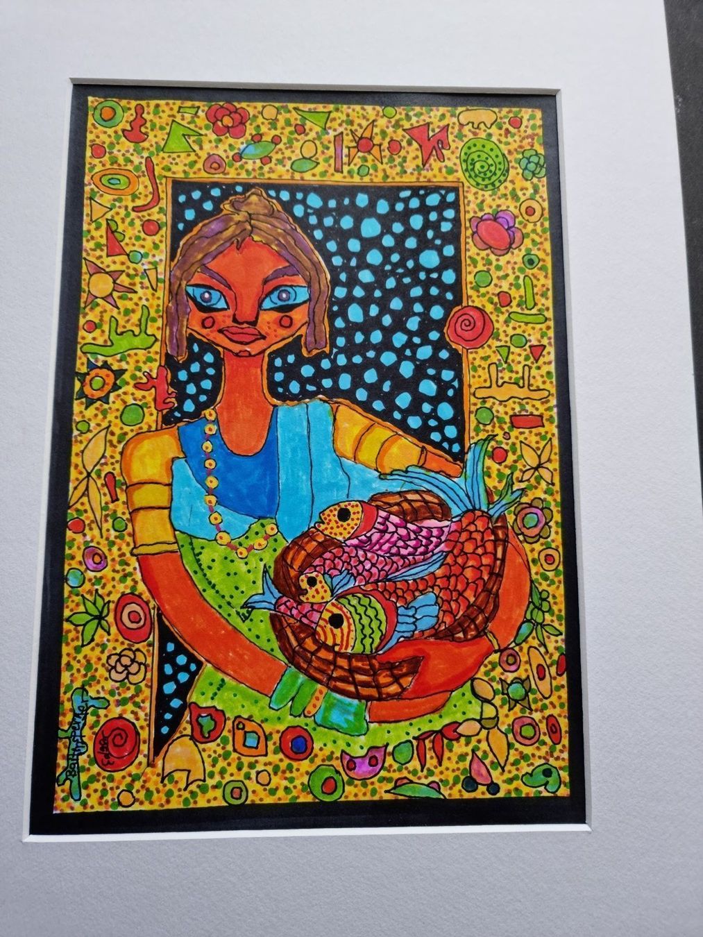 Dipinti: EDGAR BALTENSPERGER   ORIGINAL ACRYL MISCHTECHNIK AUF PAPIER – Usato da Gersau venduto da grafik-kunst 1