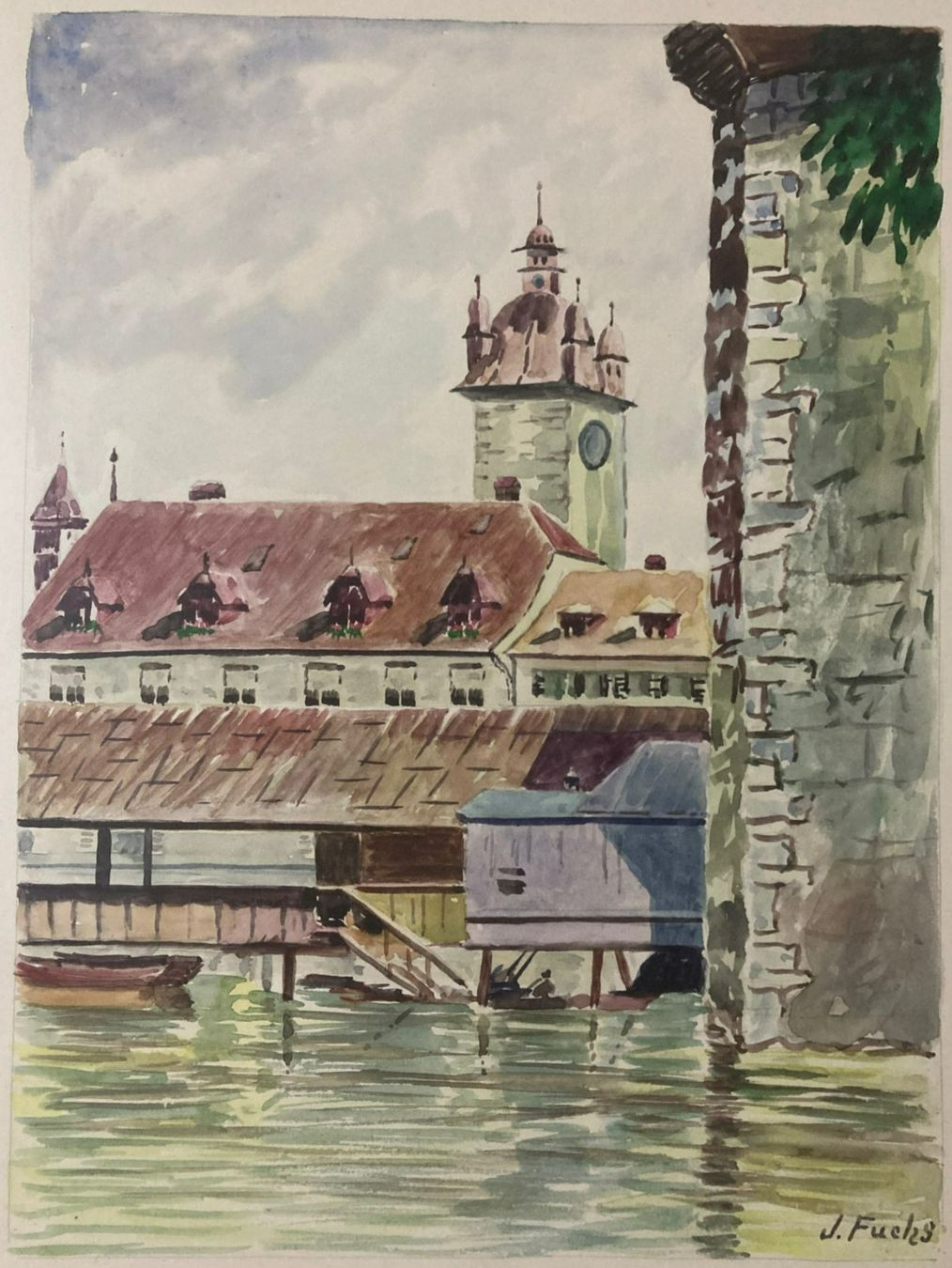 Dipinti: Gemälde von J.Fuchs – Usato da Emmenbrücke venduto da Pharuk 1