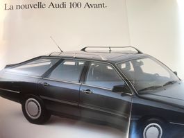 Prospekt Audi 100 Avant Französisch 1/83