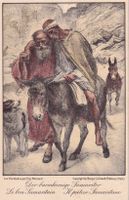 Feldpostkarte Der barmherzige Samariter