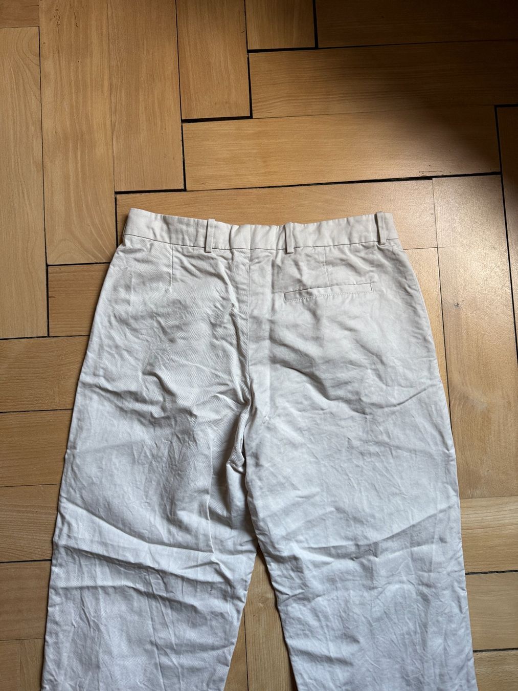 Cos Pantaloni: COS - Leinen-Baumwolle Hose beige 50 – Usato da Zürich venduto da Diazaio 3