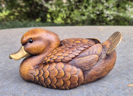 schöne Ente von Elli Malevolti mit Messingschnabel Malevolti