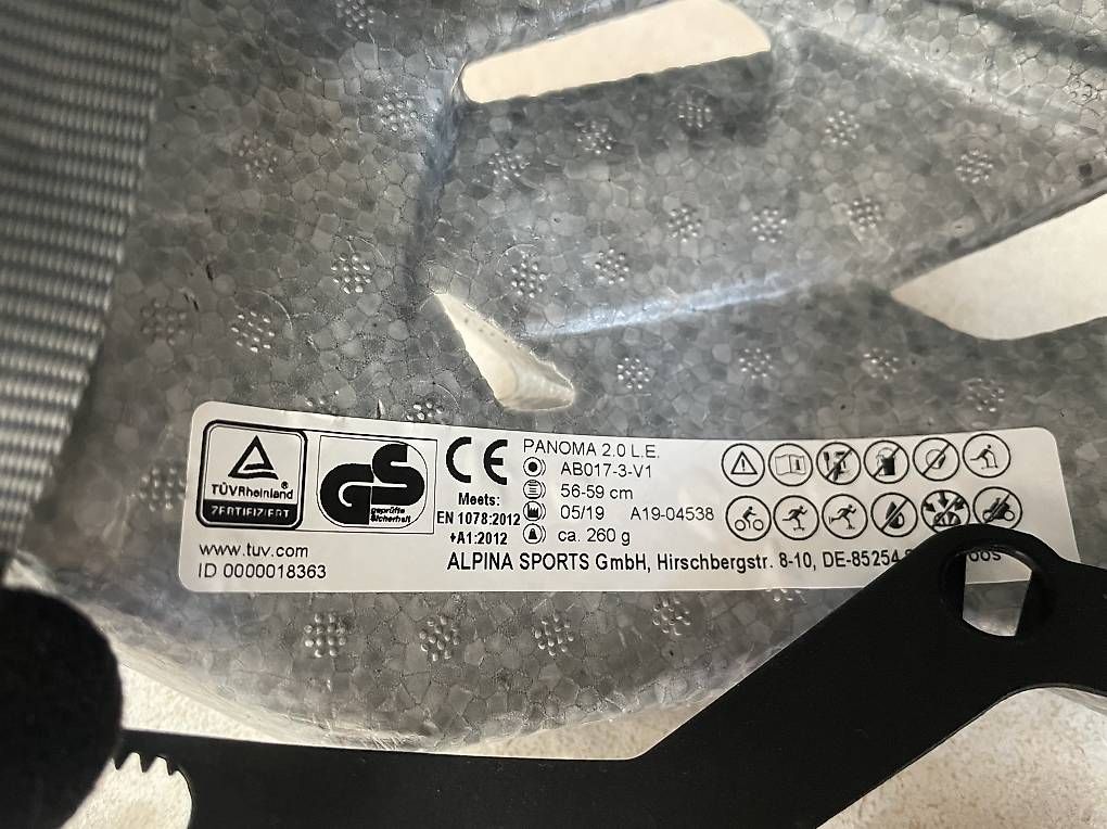 Caschi: Velohelm Alpina Panoma 2.0 LE – Usato da Niederwil AG venduto da Kokolores68 3