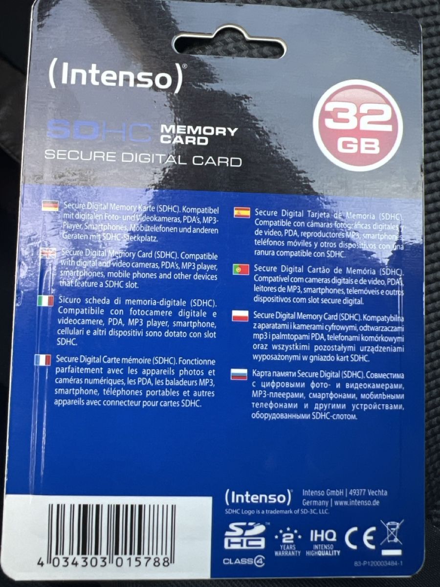 Schede di memoria: Intenso Memory card – Nuovo e nell'imballaggio originale da Böckten venduto da Yvonne70 1