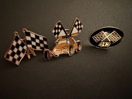 Pin Truck Auto Wagen Bus Oldtimer Flagge Rennen Lot