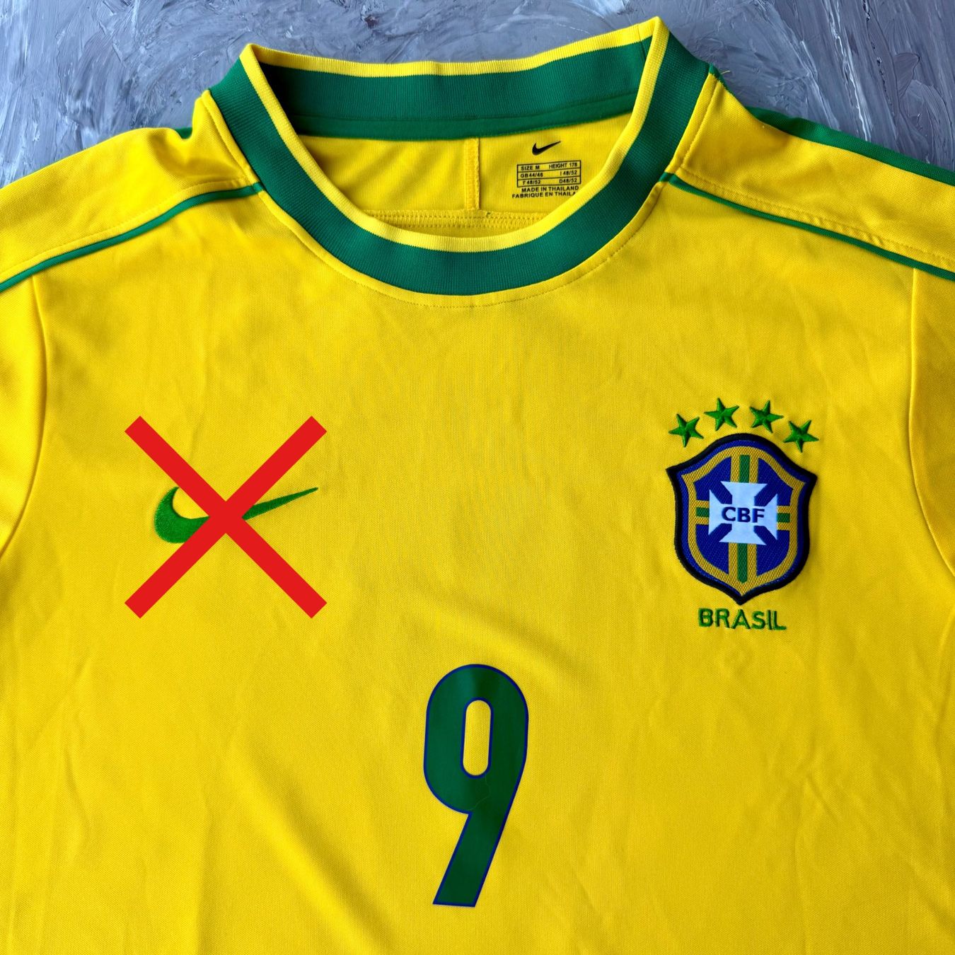 Canottiere & Pantaloni: Maillot Brésil Ronaldo 10 – Usato da Thônex venduto da Suisse.Shopping 3