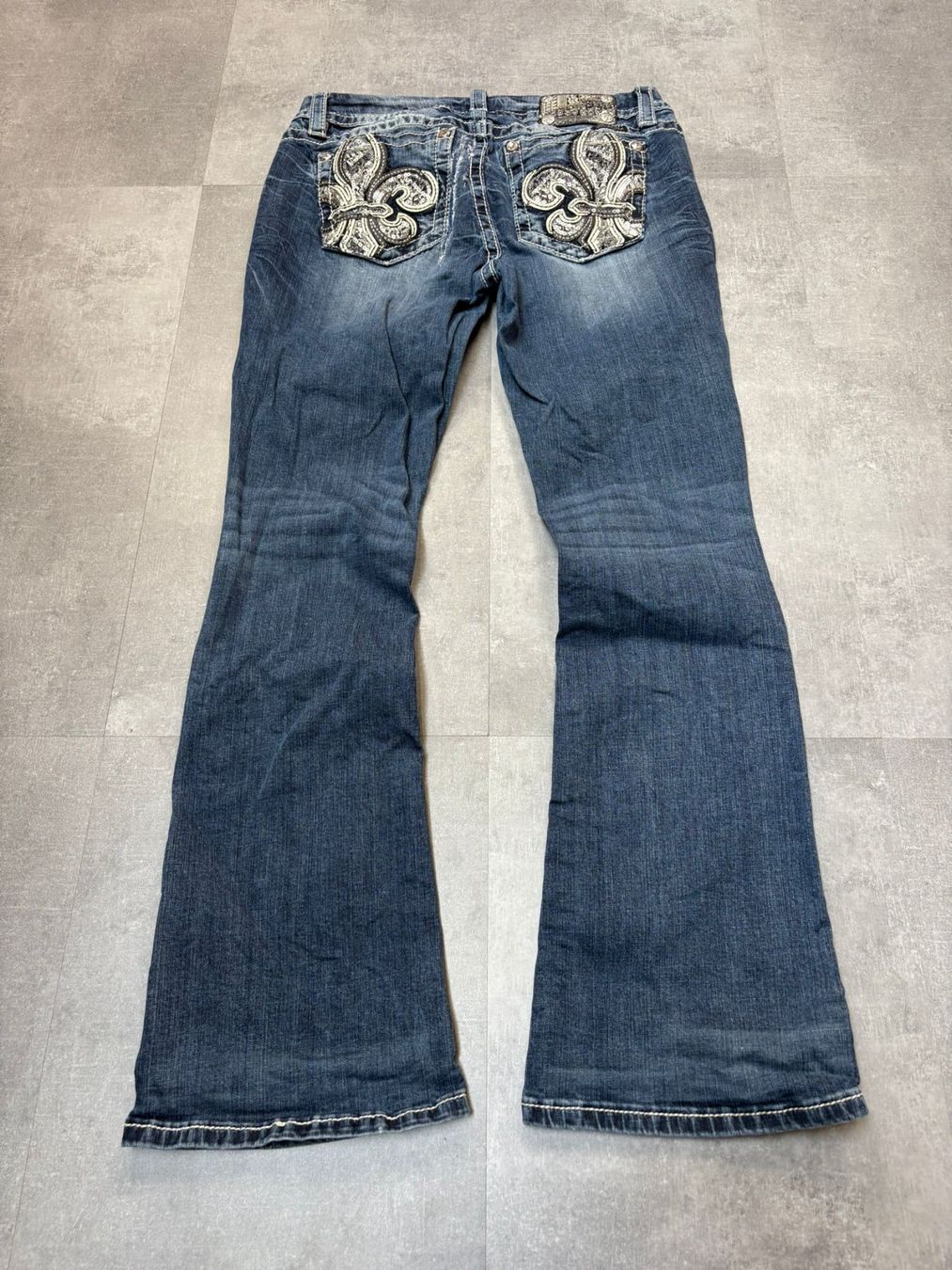 Jeans: Miss Me Bootcut Flared Jeans - Grösse L/29 – Usato da Werdenberg venduto da hase.vintage 1