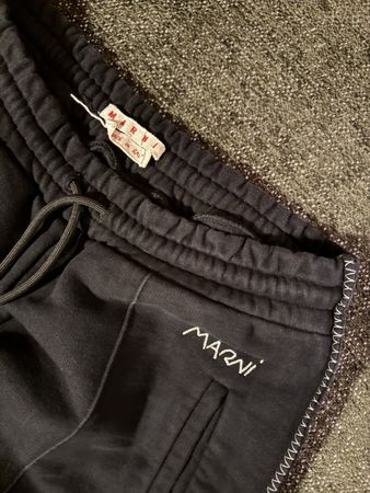 MARNI Jogginghose Gr. 40 Schwarz Damen Bequem