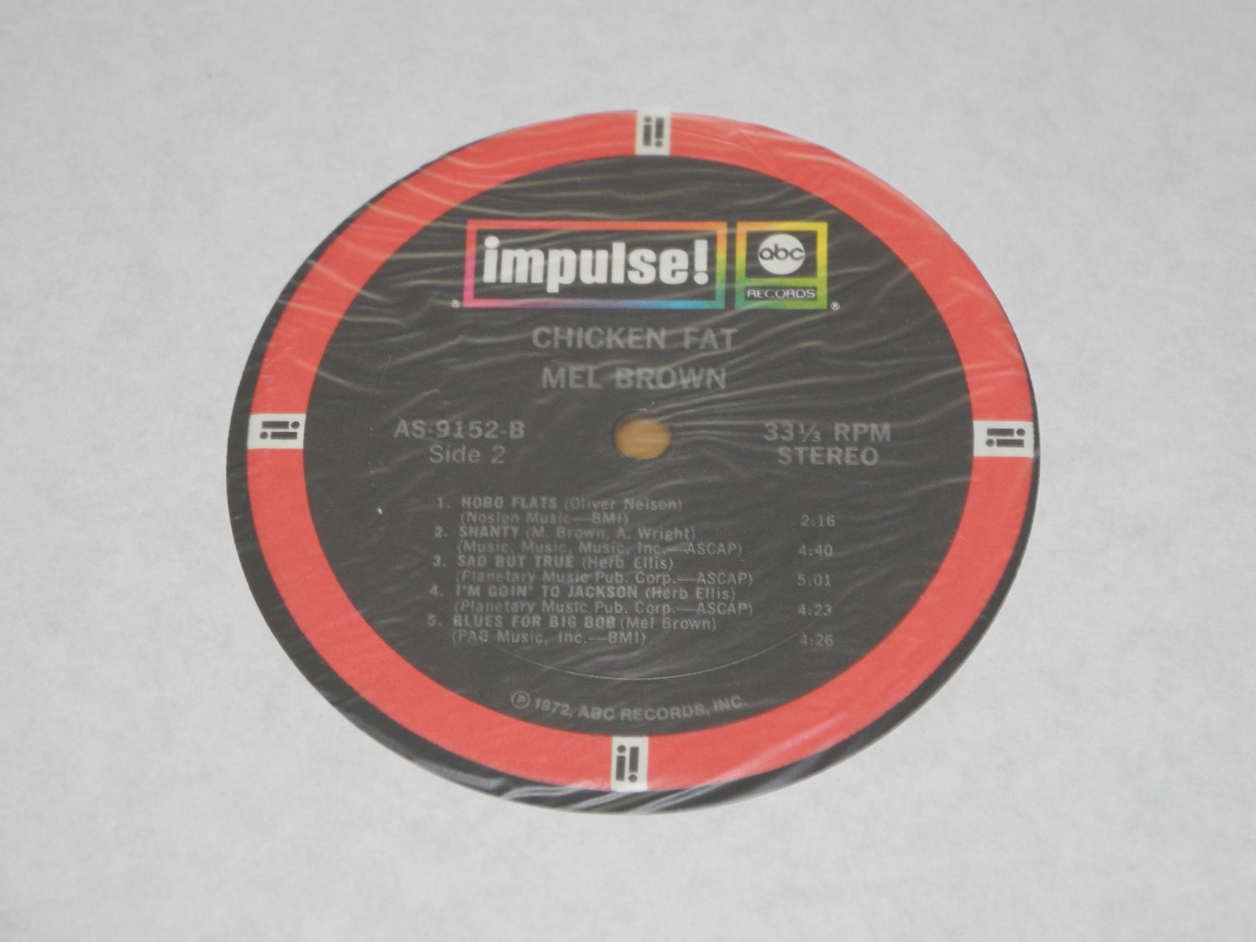 Schallplatten: MEL BROWN: CHICKEN FAT - IMPULSE! - USA – Neu (gemäss Beschreibung) aus Fahrwangen von Swirl2 4
