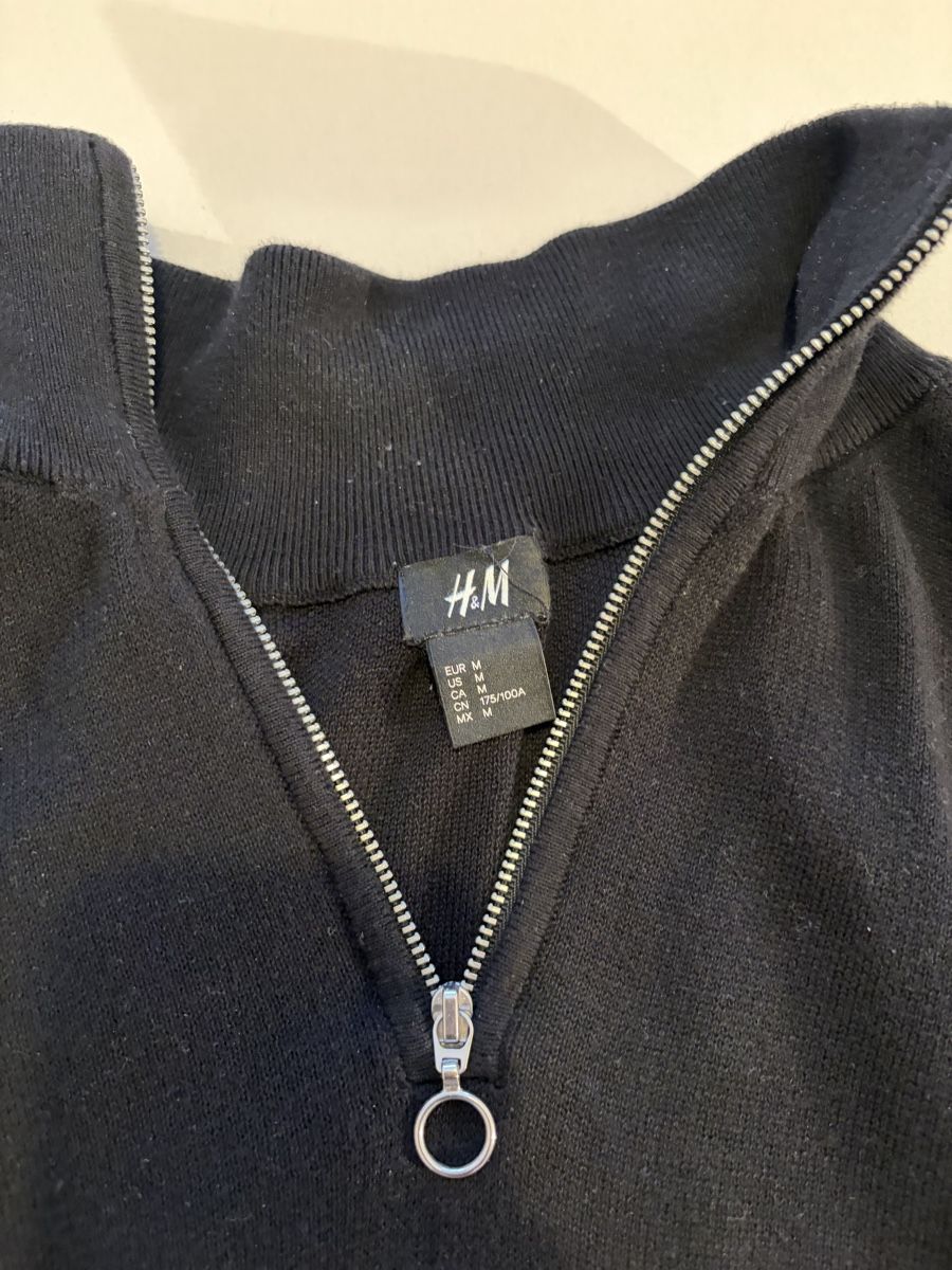 H&M Maglioni & Felpe: Pull noir zip Homme – Usato da Pully venduto da ari_78pk 5