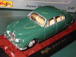 Jaguar Mark II 1959 grün *  Maisto Classic Colection 1:43