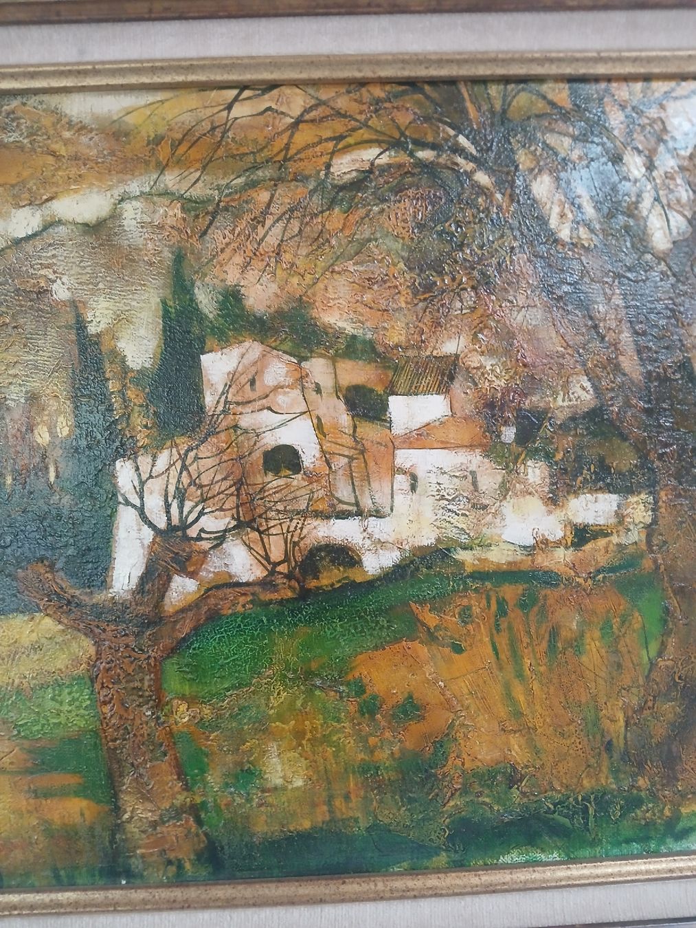 Tableaux: Tableau abstrait unique, tons naturels – D'occasion à Corcelles-Payerne par evalyne 2