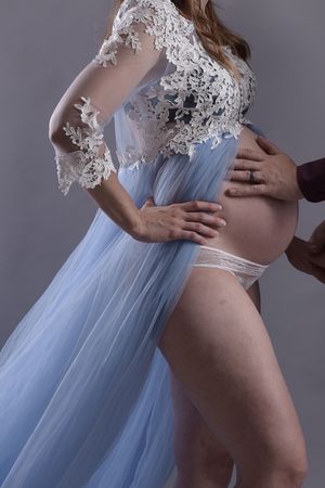 Kleid S/M Schwangerschaftsshooting