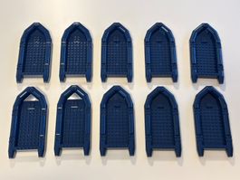 10x LEGO Bootsrumpf 62812 Dunkelblau NEU