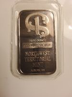 Silberbarren Northwest Territorial Mint 1 oz 999 Silver