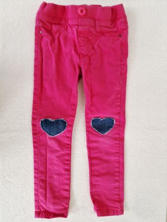 Mädchen Jeans Okaidi Gr. 110 Pink zum Austragen