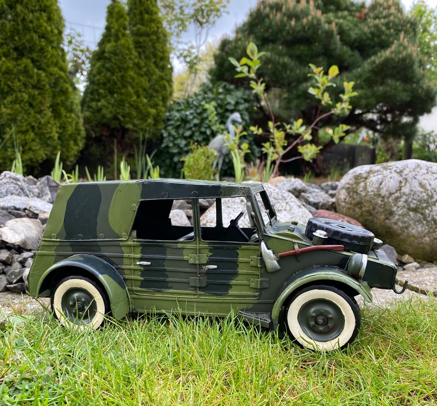 Volkswagen Modellautos: Kübelwagen VW Typ 82 aus Blech – Neu (gemäss Beschreibung) aus Langendorf von Blechfahrzeuge 5