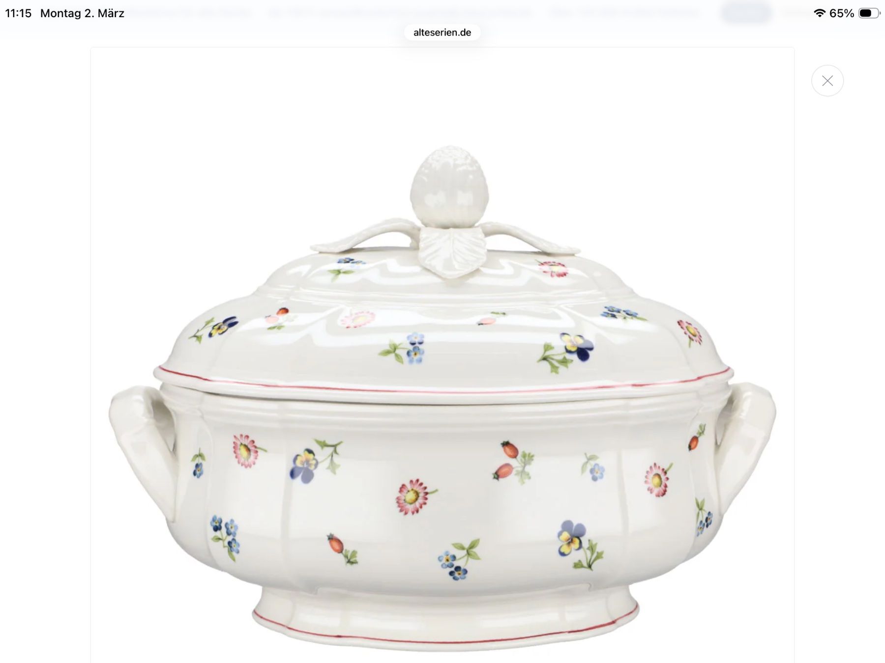 Villeroy & Boch Ciotole: Villeroy&Boch Petit Fleur Suppenterrine länglich – Nuovo (secondo la descrizione) da Dietschwil venduto da mar_89dl