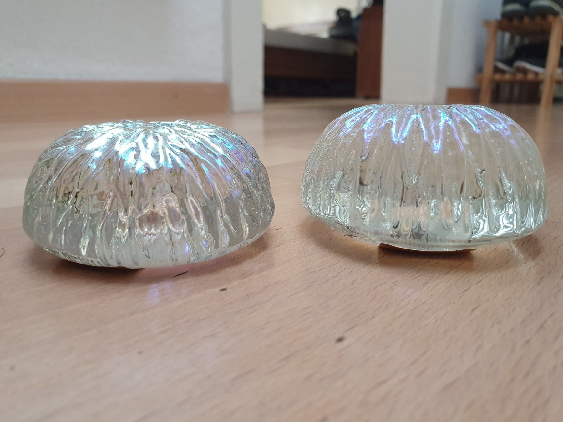 Portacandele: 2 Kristallglas Kerzenhalter – Nuovo (secondo la descrizione) da Wetzikon ZH venduto da Personalkarte 4
