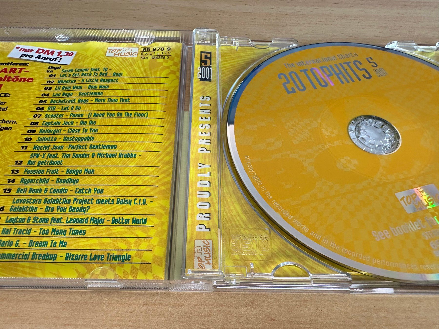 CD: Various – 20 Tophits - CHART BOXX 5/2001 – Usato da Rikon im Tösstal venduto da Alpenmutz 2