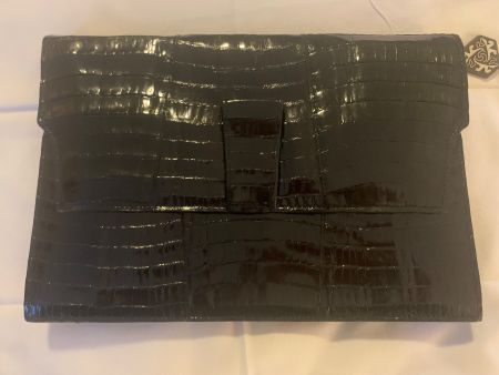 Tasche Pochette coccodrillo Neu  Nuova !