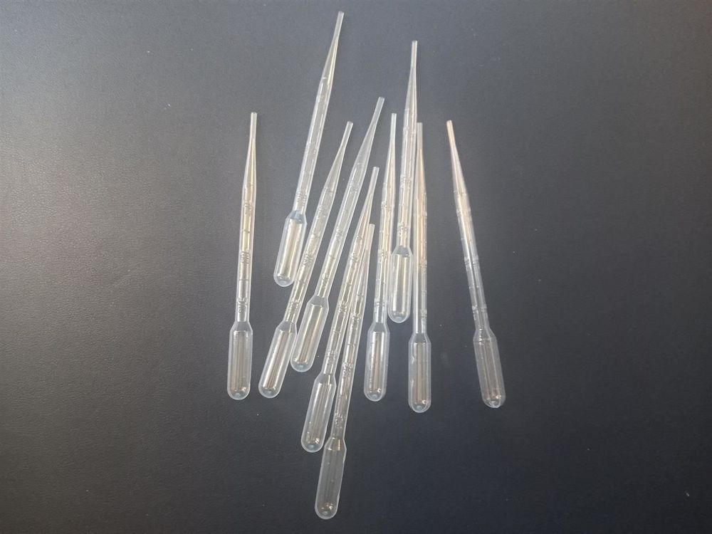 100 Stück Einwegpipetten 3ml - Für Dünger & Labor