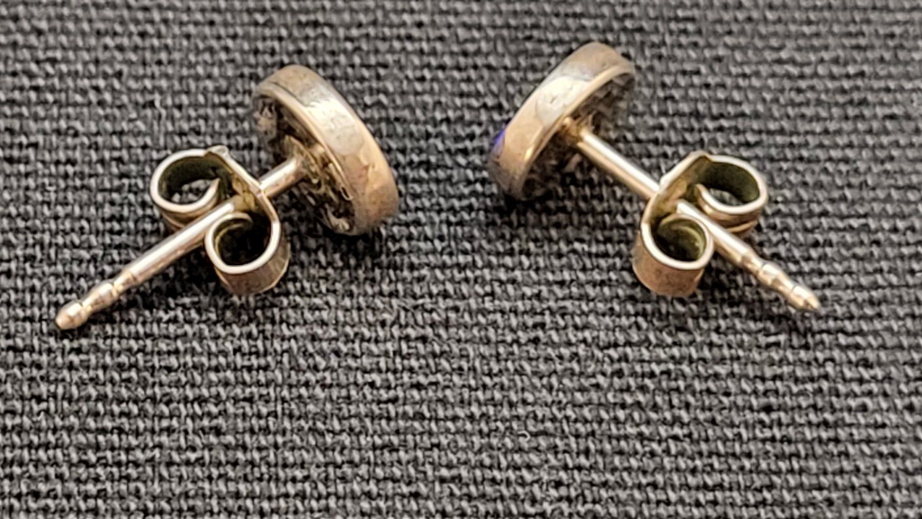 Boucles d'oreille: Silber-Ohrstecker mit Opal – D'occasion à Basel par spinne02 4