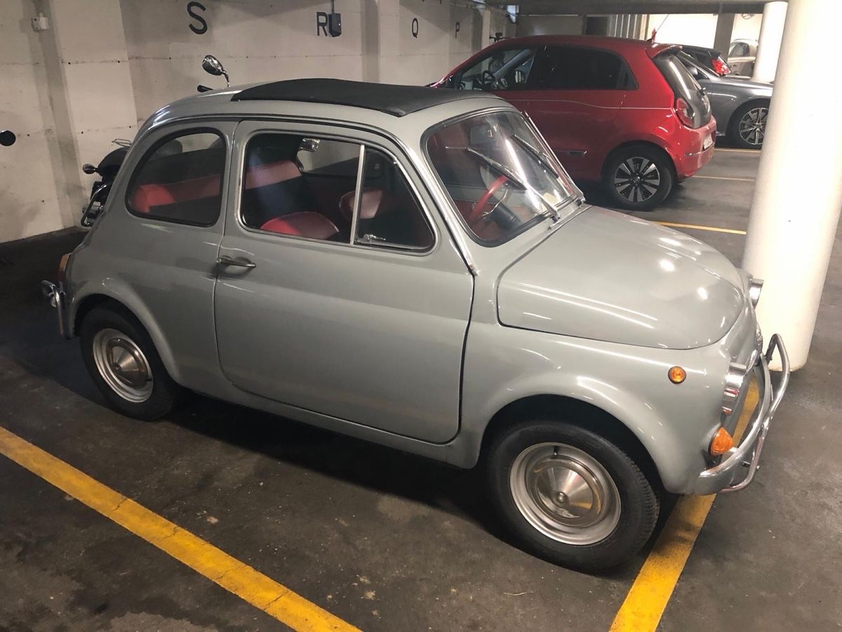 Fiat Autos: Fiat 500 F Oldtimer Grau – Defekt aus Andwil SG von dec_ssl5