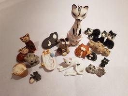 20 gorgeous cat ornaments (well, one is a tiny tiny mouse!)